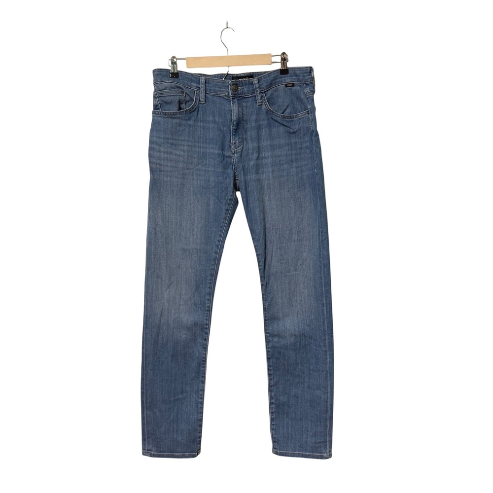Mavi Jake Slim Leg Jeans Mens Sz 32x32 Blue Medium Wash Denim Stretch Tencel Mix